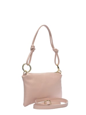 Anna Luchini Rose Rundleer Tas
