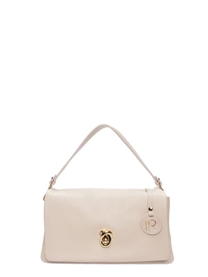 Isabella Rhea Beige Rundleer Tas