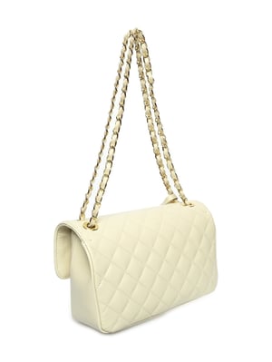 Isabella Rhea Beige Rundleer Tas