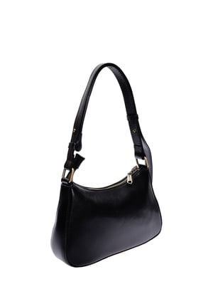 Isabella Rhea Zwart Rundleer Tas