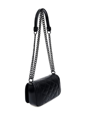 Isabella Rhea Zwart Rundleer Tas