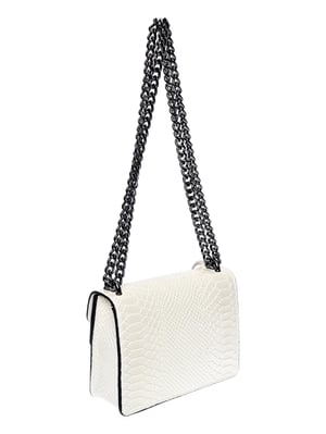 Roberta M Beige Rundleer Tas