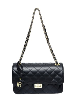 Isabella Rhea Zwart Rundleer Tas
