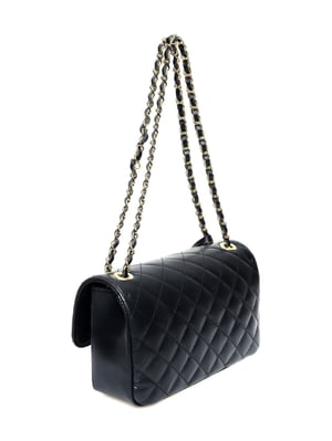 Isabella Rhea Zwart Rundleer Tas