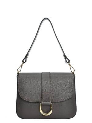 Anna Luchini Bordeauxrood Rundleer Tas
