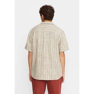 Revolution Short sleeved cuban shirt off white