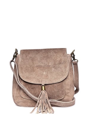 Anna Luchini Beige Rundleer Tas