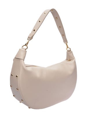 Isabella Rhea Beige Rundleer Tas