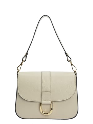 Anna Luchini Beige Rundleer Tas