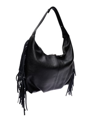 Isabella Rhea Zwart Rundleer Tas