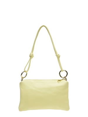 Anna Luchini Geel Rundleer Tas