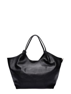Isabella Rhea Zwart Rundleer Tas