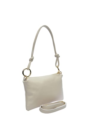 Anna Luchini Beige Rundleer Tas