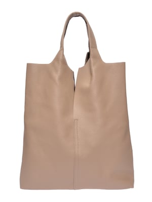 Anna Luchini Beige Rundleer Tas