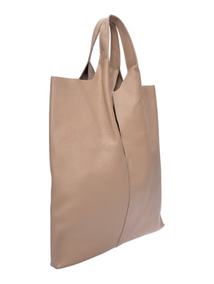 Anna Luchini Beige Rundleer Tas