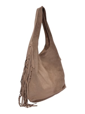 Isabella Rhea Beige Rundleer Tas