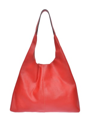 Luisa Vannini Rood Rundleer Tas