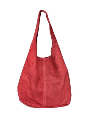 Anna Luchini Rood Rundleer Tas