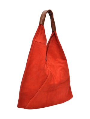 Anna Luchini Rood Rundleer Tas