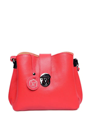 Luisa Vannini Rood Rundleer Tas