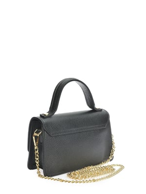 Isabella Rhea Zwart Rundleer Tas