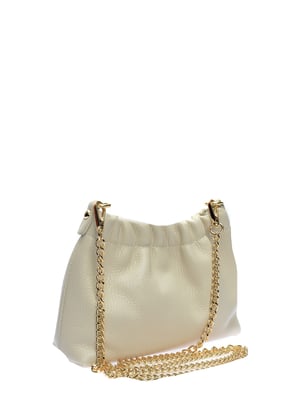 Isabella Rhea Beige Rundleer Tas