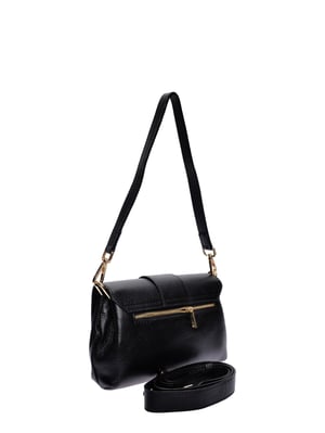 Isabella Rhea Zwart Rundleer Tas