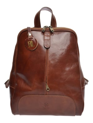 Anna Luchini Bordeauxrood Rundleer Tas