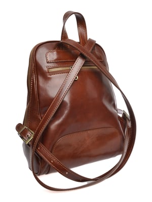 Anna Luchini Bordeauxrood Rundleer Tas