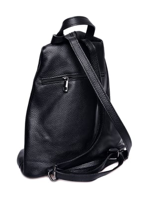 Luisa Vannini Zwart Rundleer Tas