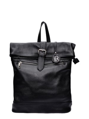 Isabella Rhea Zwart Rundleer Tas