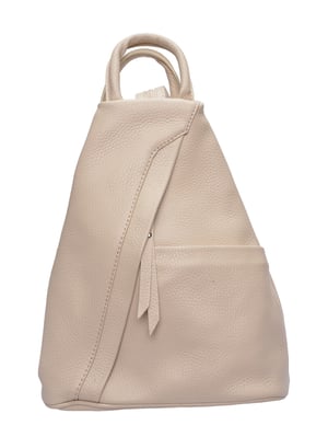 Isabella Rhea Beige Rundleer Tas