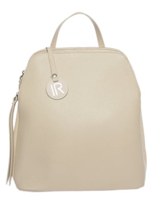 Isabella Rhea Beige Rundleer Tas