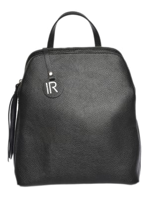 Isabella Rhea Zwart Rundleer Tas