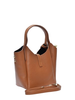 Isabella Rhea Brown Rundleer Tas