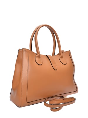 Isabella Rhea Brown Rundleer Tas