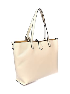 Isabella Rhea Beige Rundleer Tas