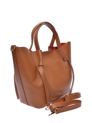 Isabella Rhea Brown Rundleer Tas