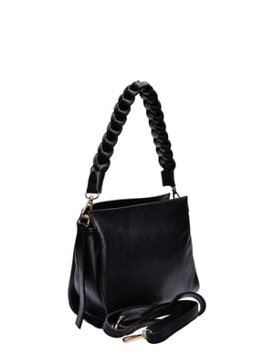 Isabella Rhea Zwart Rundleer Tas
