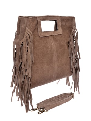 Anna Luchini Beige Rundleer Tas