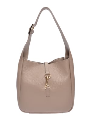 Anna Luchini Beige Rundleer Tas