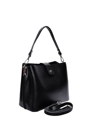 Isabella Rhea Zwart Rundleer Tas