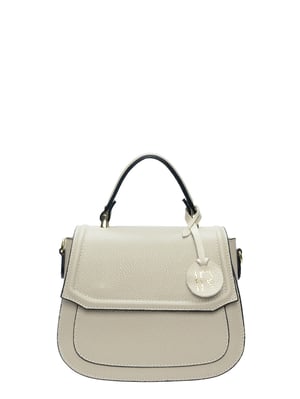 Isabella Rhea Beige Rundleer Tas