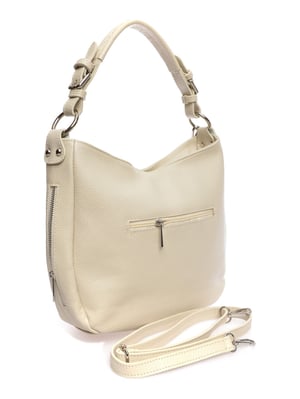 Anna Luchini Beige Rundleer Tas