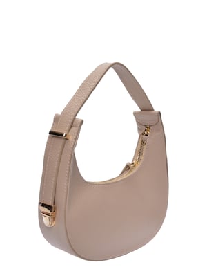 Isabella Rhea Beige Rundleer Tas