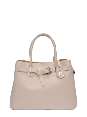 Anna Luchini Beige Rundleer Tas