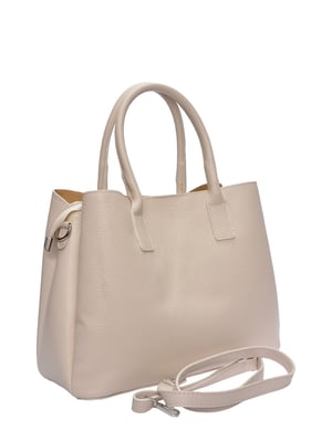 Anna Luchini Beige Rundleer Tas