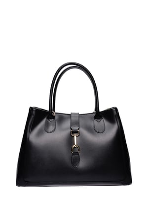 Isabella Rhea Zwart Rundleer Tas