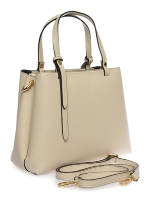 Isabella Rhea Beige Rundleer Tas