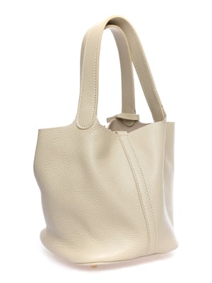Anna Luchini Beige Rundleer Tas